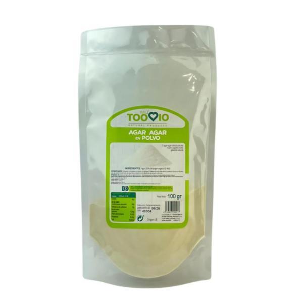 AGAR AGAR EN POLVO 100 GR (TOO VIO)