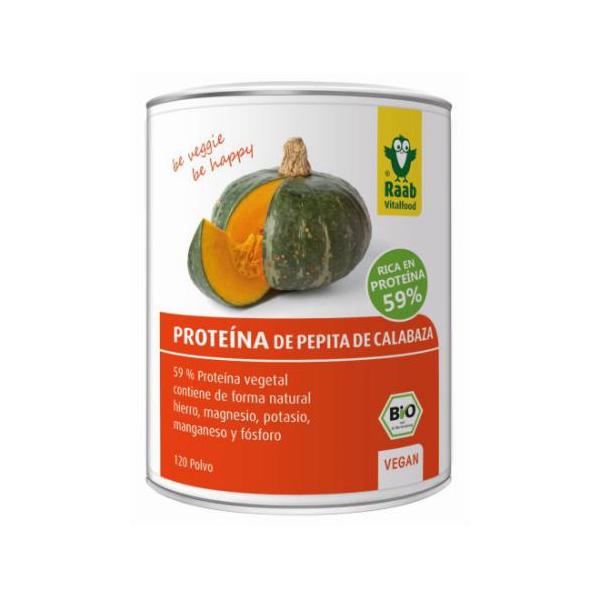 PROTEINA (55%) CALABAZA BIO. 120GR RAAB