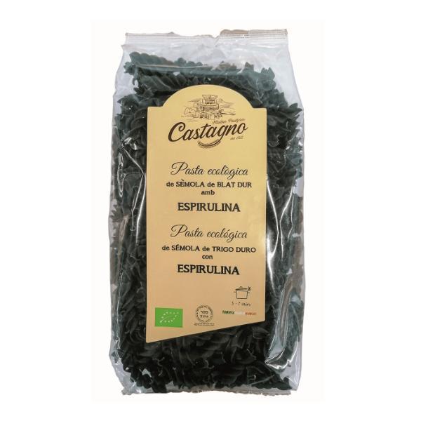 ESPIRALES DE TRIGO CON ESPIRULINA BIO 500GR (CASTAGNO)