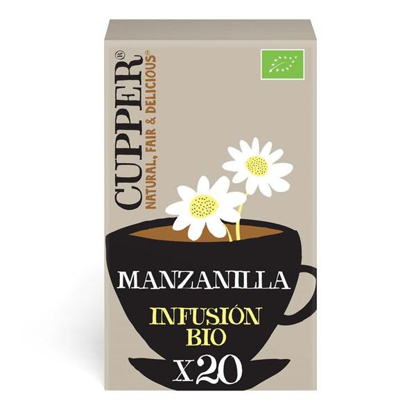 INFUSION JUST CHAMOMILE BIO 20 FILTROS 30 G CUPPER