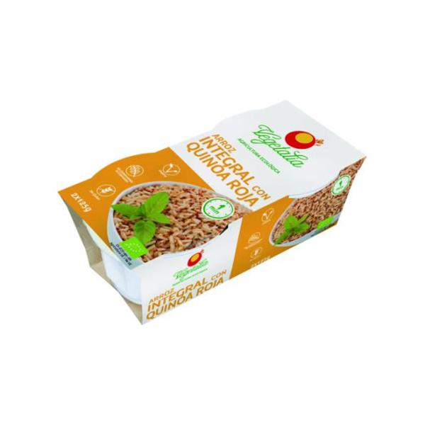 VASITO ARROZ INT Y QUINOA ROJA BIO 2x125G (VEGETALIA)