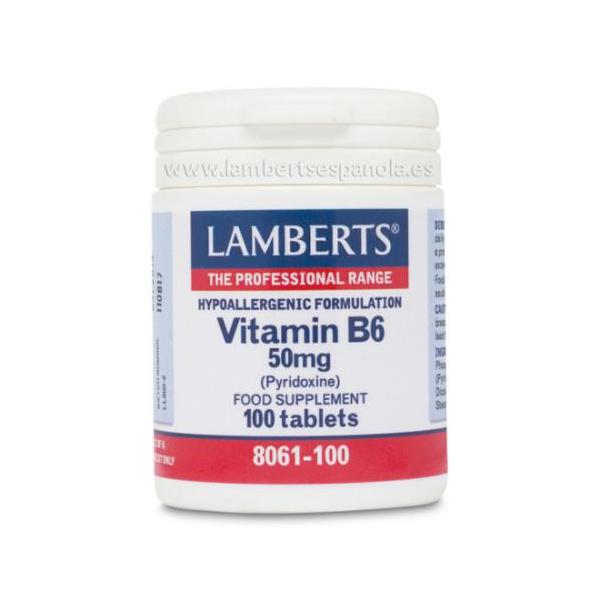 VITAMINA B-6 (50MG) 100TAB.