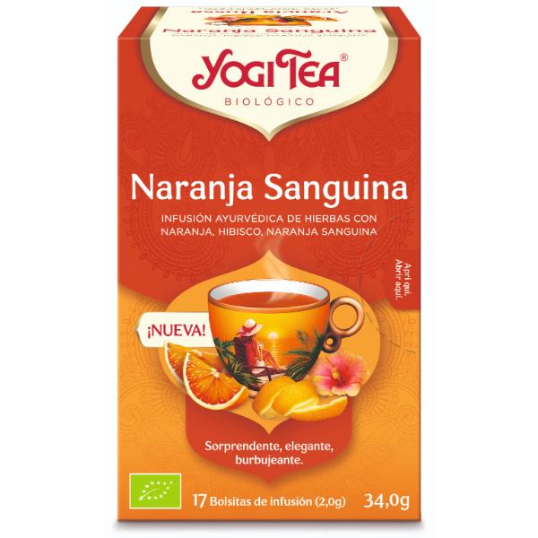 YOGI TEA NARANJA SANGUINA BIO 17 BOLSAS