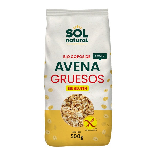 COPOS AVENA GRUESOS S/GLUTEN BIO 500GR.