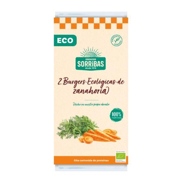 BURGER ZANAHORIA BIO 160GR VEGANA (SORRIBAS)