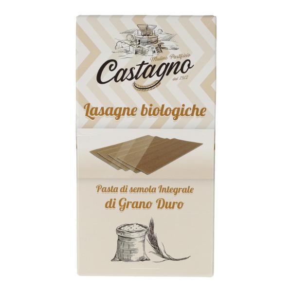 LASAÑA DE TRIGO INTEGRAL BIO 500GR (CASTAGNO)