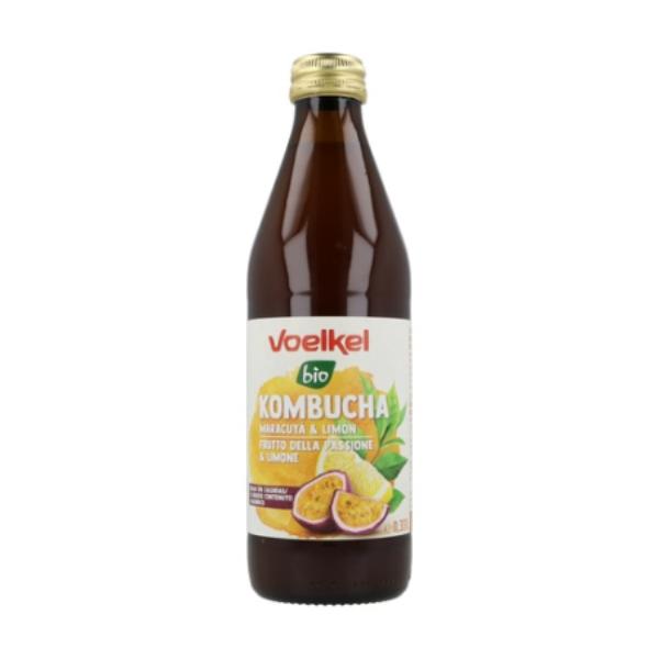 KOMBUCHA MARACUYA - LIMON BIO 750ML (VOELKEL)