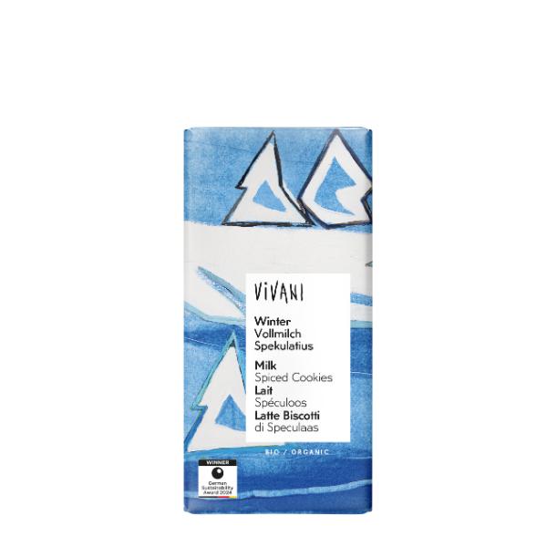 CHOCOLATE CON LECHE AROMAS INVIERNO 100GR (VIVANI)