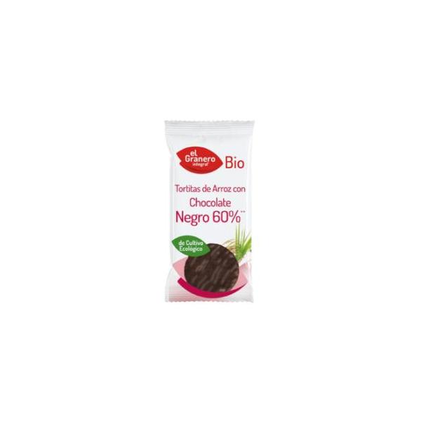 TORTITAS ARROZ CHOCOLATE NEGRO BIO 100GR (GRANERO)