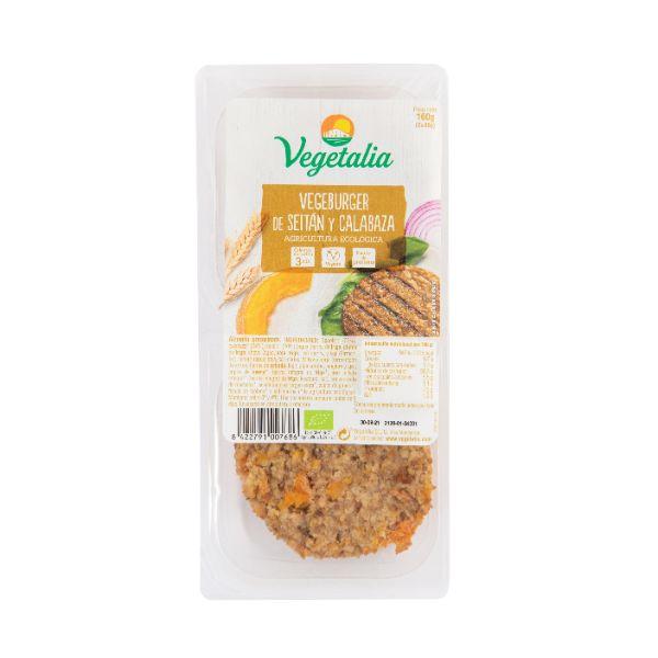 VEGEBURGER SEITAN  Y CALABAZA BIO 160GR  (VEGETALIA)