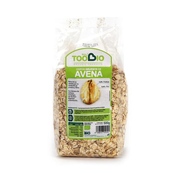 COPOS AVENA GRUESO INTEGRAL BIO 500GR (TOO BIO)