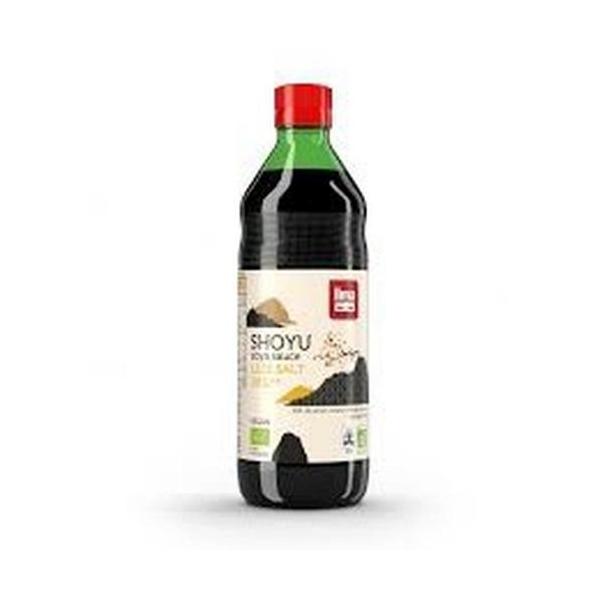 SHOYU BIO 28% MENOS SAL S/GL. 500ML (LIMA)