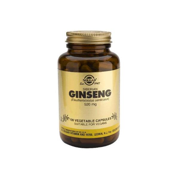 GINSENG SIBERIANO 520 MG. 100 CAPS.(SOLGAR)