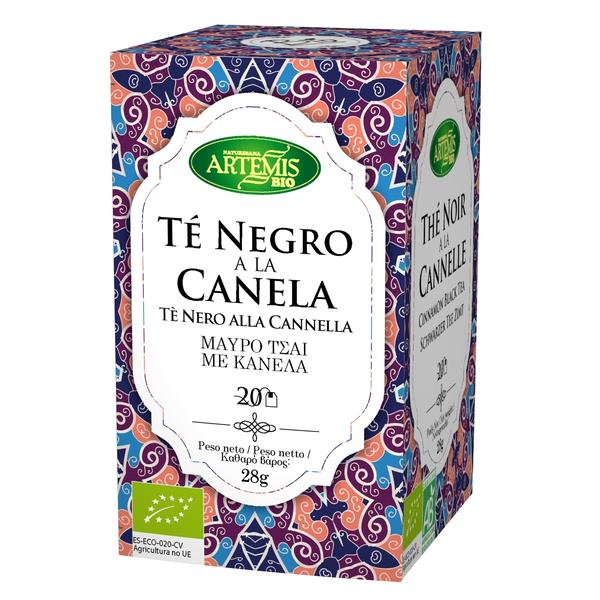 TE NEGRO CANELA BIO 28GR. 20 BOLSAS (ARTEMIS)