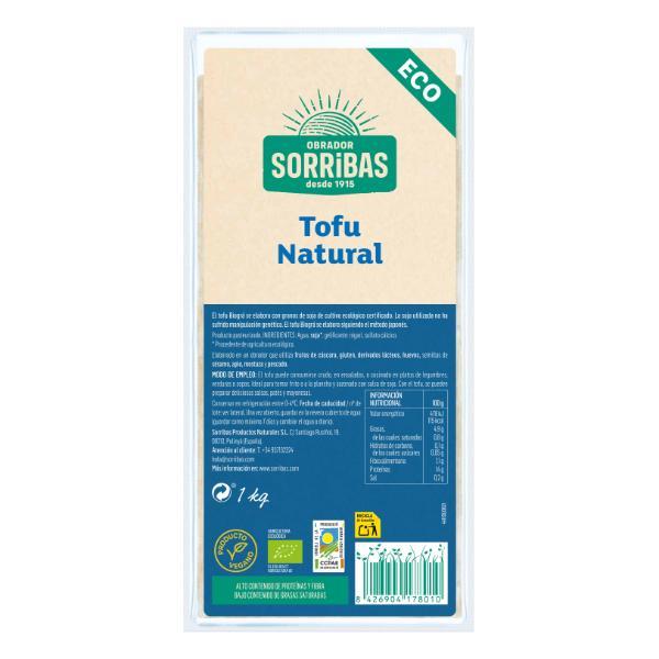 GRANEL TOFU NATURAL BIO 1KG VEGANO (SORRIBAS)