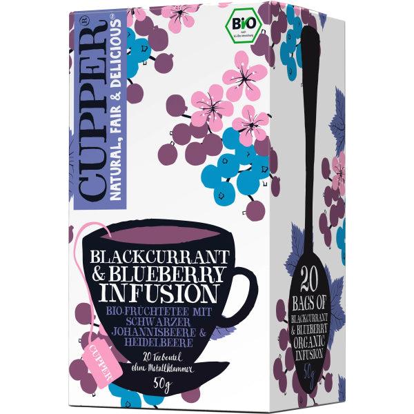 INFUSION GROSELLA NEGRA Y ARANDANO BIO 20 FILT. 50 GR CUPPER