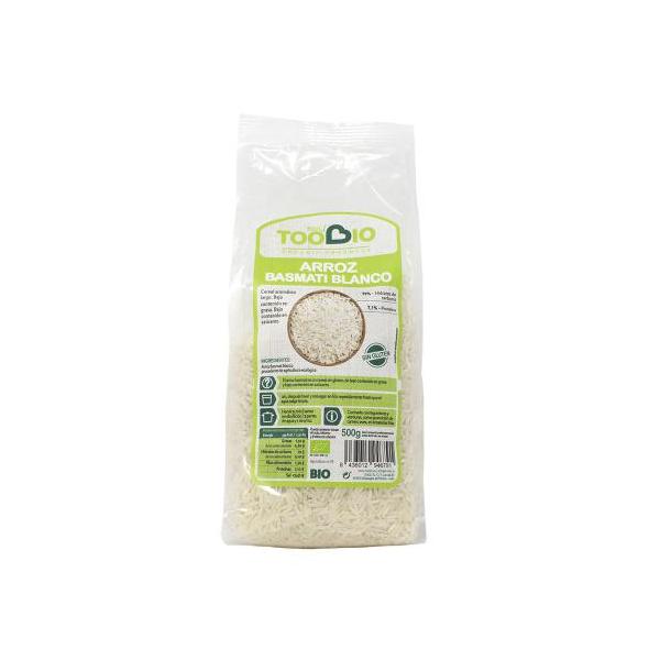 ARROZ BASMATI BLANCO SIN GLUTEN BIO 500GR (TOO BIO)