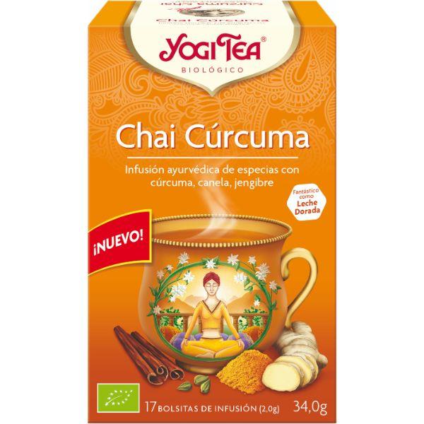 YOGI TEA CHAI CURCUMA BIO 17 BOLSAS 34GR