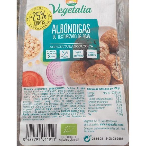 GRANEL ALBONDIGAS TEXTURIZADO SOJA BIO 800G (VEGETALIA)