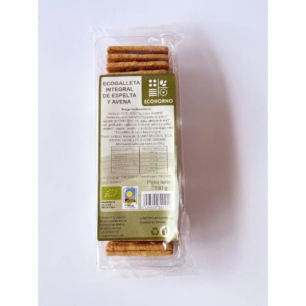 GALLETAS DE ESPELTA Y AVENA BIO 190GR (ECOHORNO)