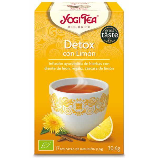 YOGI TEA DETOX CON LIMON BIO 17 BOLSAS 30,6GR