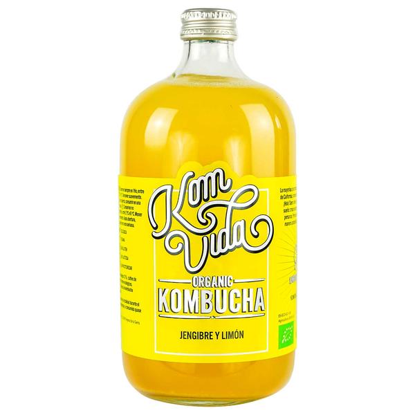 KOMVIDA KOMBUCHA JENGIBRE LIMON BIO 750ML