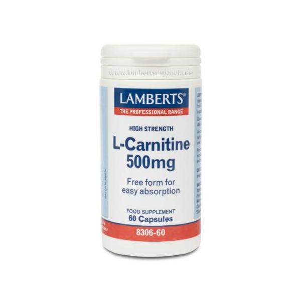 L-CARNITINA 500MG.(ALTA POTENC.)60CAP.