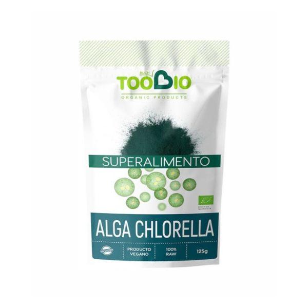 CHLORELLA POLVO RAW BIO 125G SIN GLUTEN (TOO BIO)