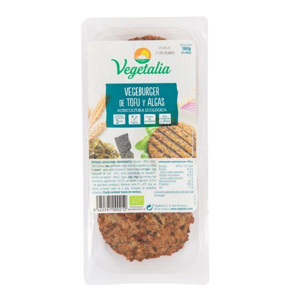 VEGEBURGER ALGAS Y TOFU BIO 160 GR (VEGETALIA)