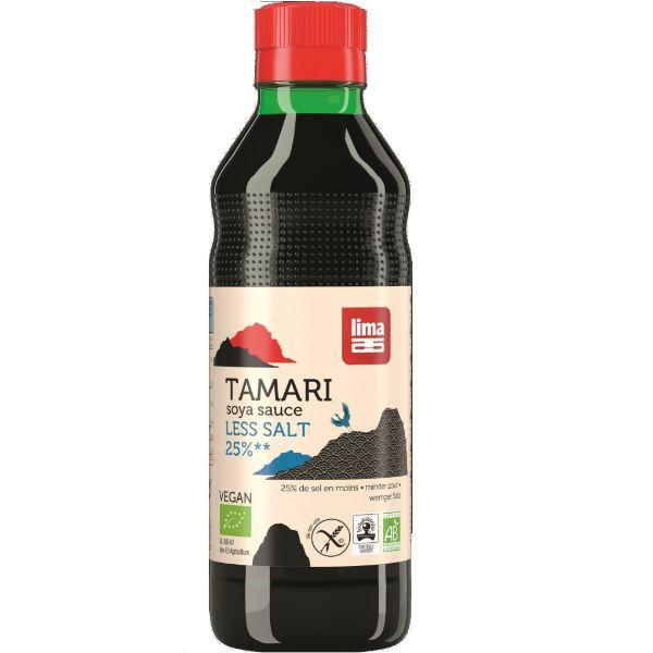 TAMARI BIO 25% MENOS SAL S/GLUT. 250ml (LIMA)