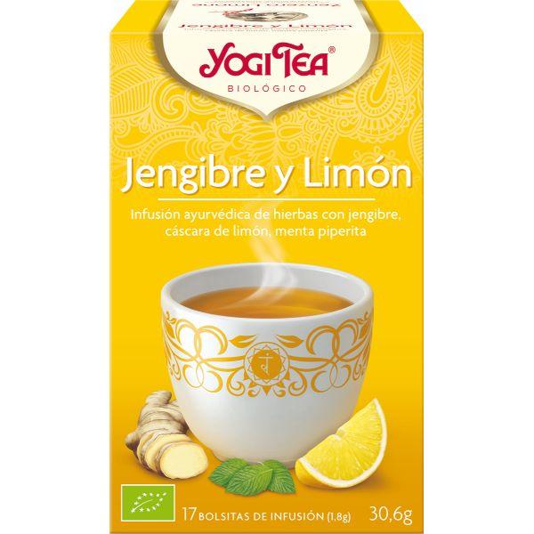 YOGI TEA JENGIBRE LIMON BIO 17 BOLSAS 30,6GR