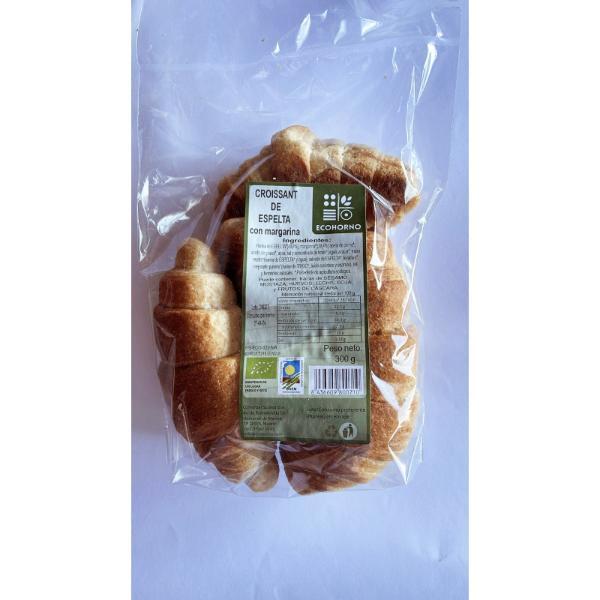 CROISSANT ESPELTA CON MARGARINA BIO 300GR (ECOHORNO)