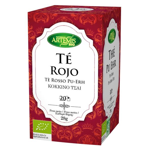 TE ROJO PU ERH BIO 28GR. 20 BOLSAS (ARTEMIS)