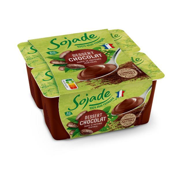 YOGUR SOJA CHOCOLATE BIO 4X100GR (SOJADE)