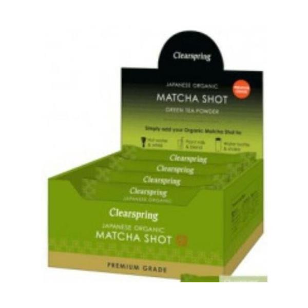 TE MATCHA SHOT BIO (EXPOSITOR 30x1g ) CLEARSPRING