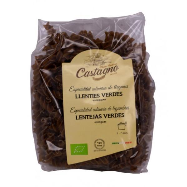 ESPIRALES 100% LENTEJA VERDE BIO 250GR (CASTAGNO)