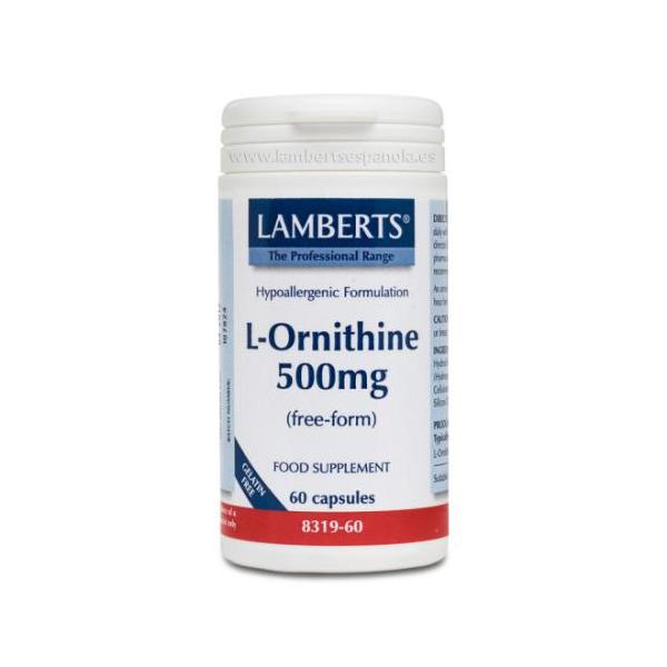 L-ORNITINA HCL 500MG.60CAP.