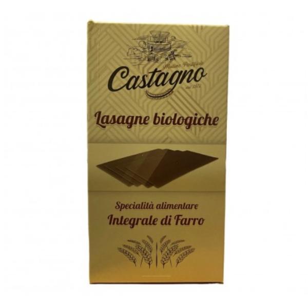 LASAÑA DE ESPELTA INTEGRAL BIO 500GR (CASTAGNO)