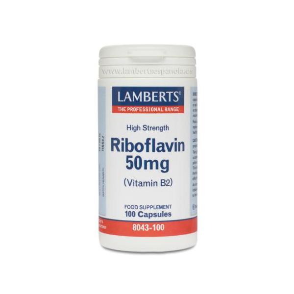 VITAMINA B-2 (Riboflavina) 50MG.100CAP.