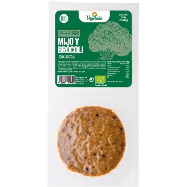 VEGEBURGER MIJO Y BROCOLI BIO 2X70G (VEGETALIA)