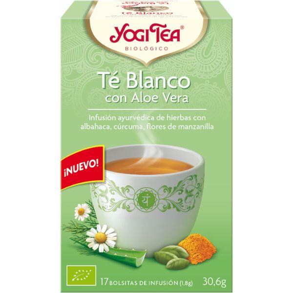 YOGI TEA BLANCO ALOE VERA BIO 17 BOLSAS 30,6GR