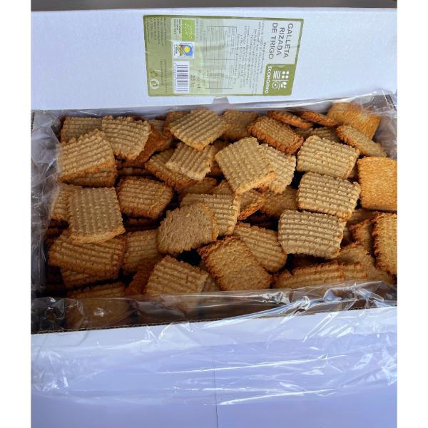 GRANEL GALLETAS RIZADAS BIO 2,5KG  (ECOHORNO)