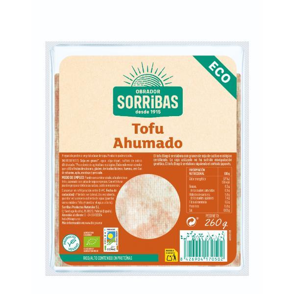 TOFU AHUMADO BIO 260GR VEGANO (SORRIBAS)