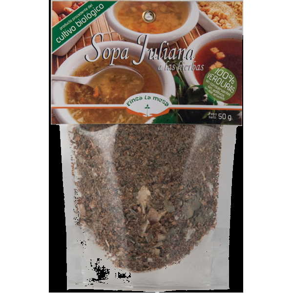 SOPA JULIANA HIERBAS BIO BOLSA 50G (MESA)