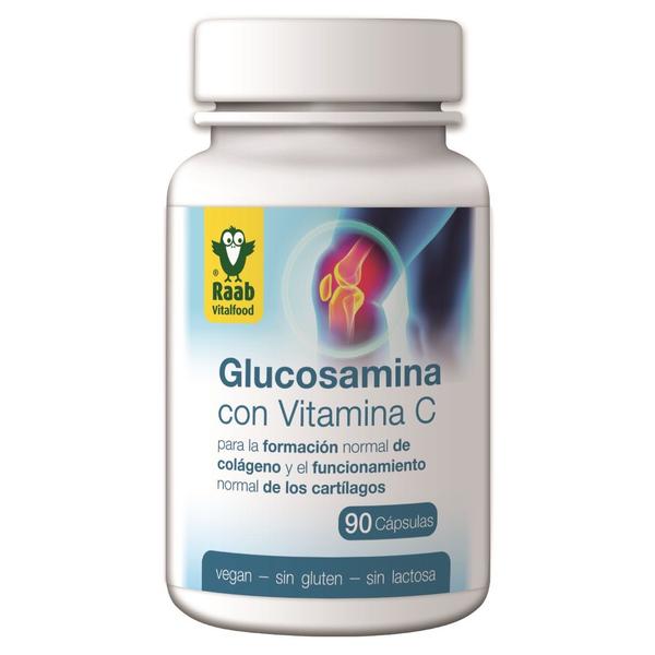 GLUCOSAMINA VEGANA + VIT C 90 CAPS 800MG (RAAB)