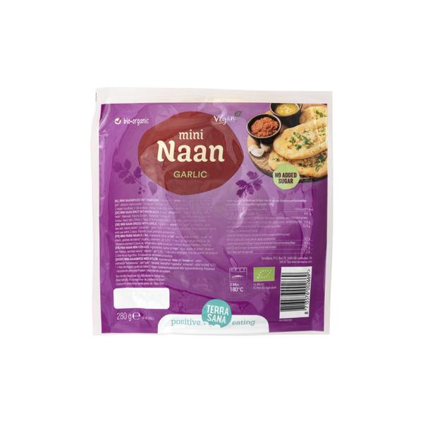 PAN MINI NAAN AJO BIO 4 UD 280GR (TERRASANA)