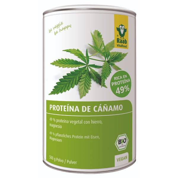 PROTEINA (49%) CAÑAMO BIO 500GR RAAB