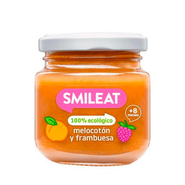 POTITO FRAMBUESA-MELOCOTON BIO 130G (+8M) SMILEAT