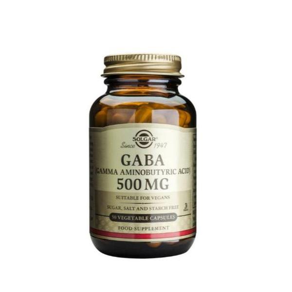 GABA (ACIDO G  AMINO) 500MG 50 CAPSULAS (SOLGAR)