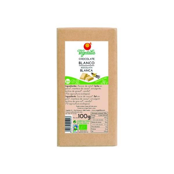 CHOCOLATE BLANCO BIO. 100GR. (VEGETALIA)